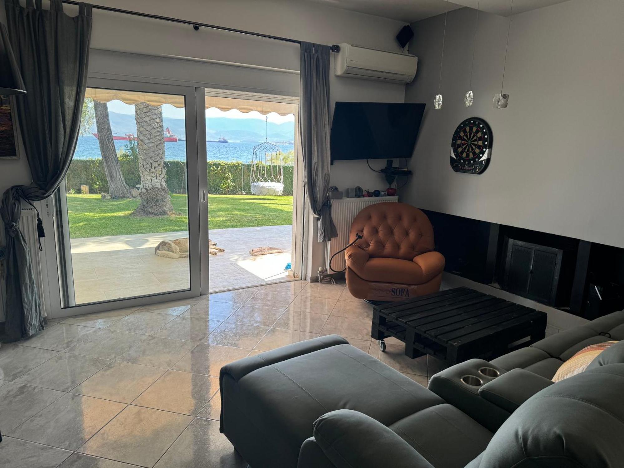 Zoza Luxury Villa Isthmia By The Sea With Private Pool Kalamáki Buitenkant foto